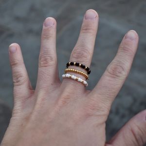 Set of 3 Boho rings